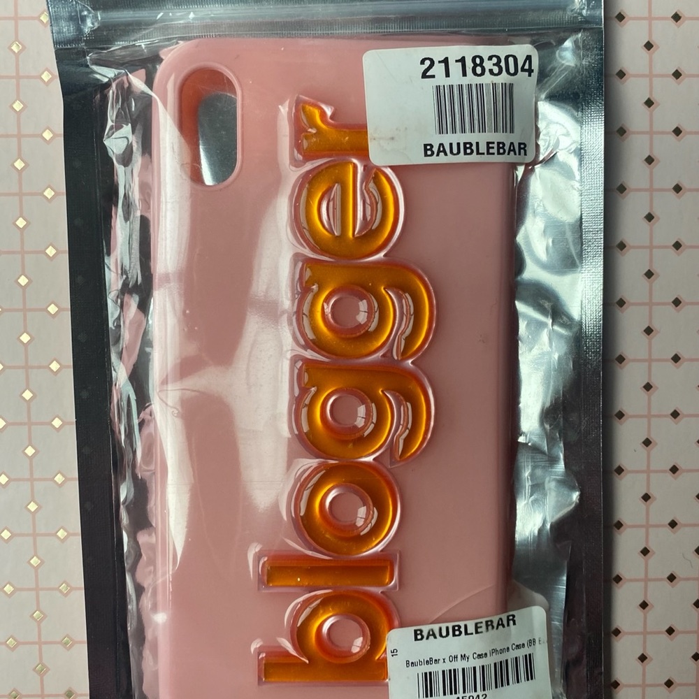 Bauble Bar iPhone 10 Pro Max Phone Case